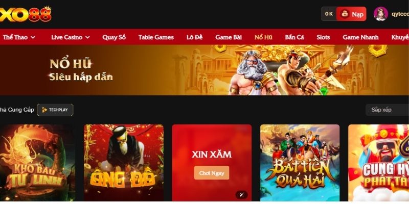 Giới thiệu game Quay hũ Xo88